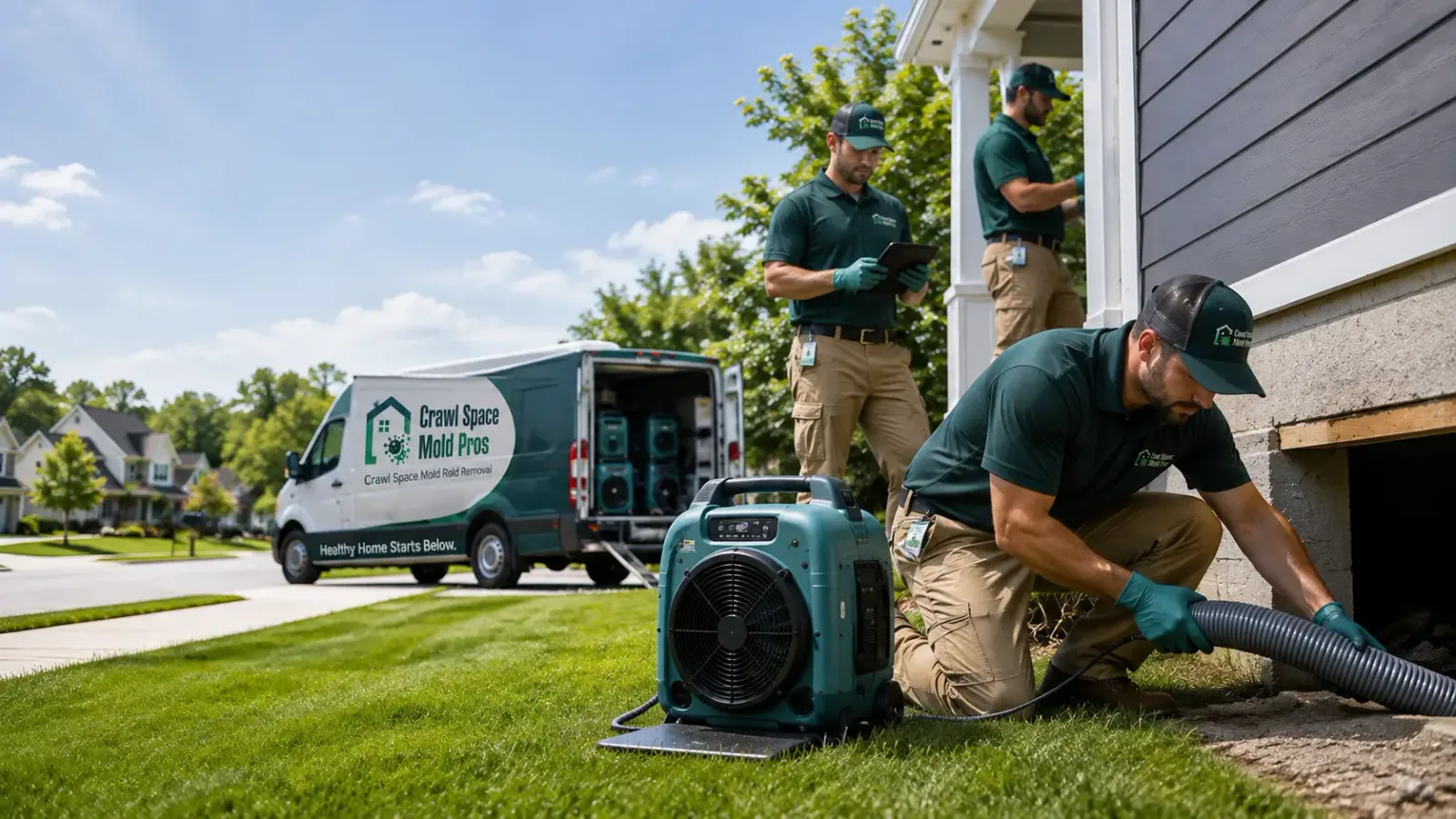 Crawl Space Mold Removal in Wayne, NY